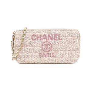 CHANEL Authentic Pink Deauville Wallet